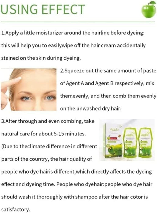 Original Apple Hair Color Cream
